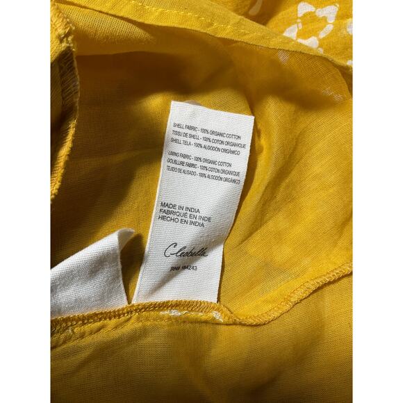 Cleobella 'Zia' Yellow Linen Mini Dress Size M - Picture 5 of 5